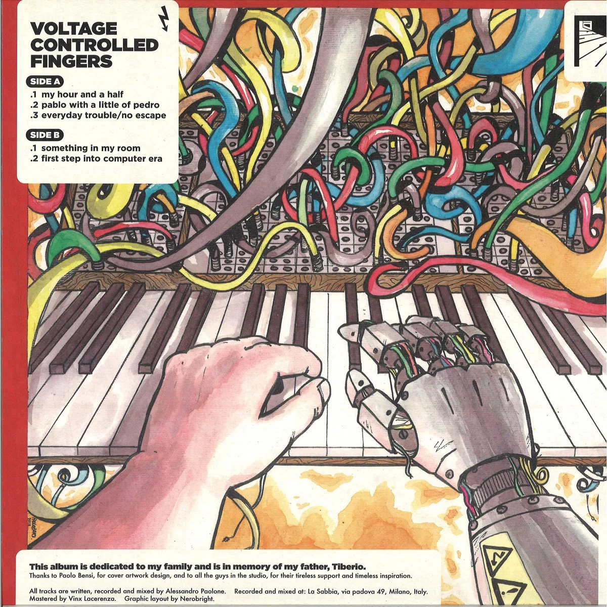 Обратная сторона обложки — Doc Pavlonium — Voltage Controlled Fingers