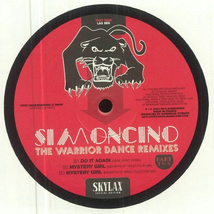 Обратная сторона обложки — SIMONCINO — The Warrior Dances Remixes: Part Two