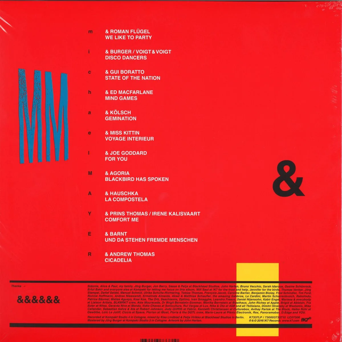 Back cover — Michael Mayer — & (2x12")