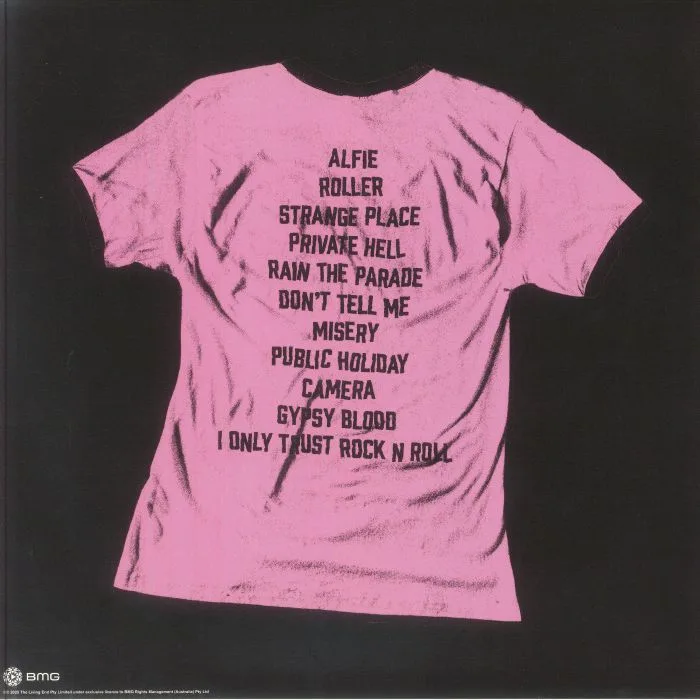 Back cover — The LIVING END — I Only Trust Rock N Roll