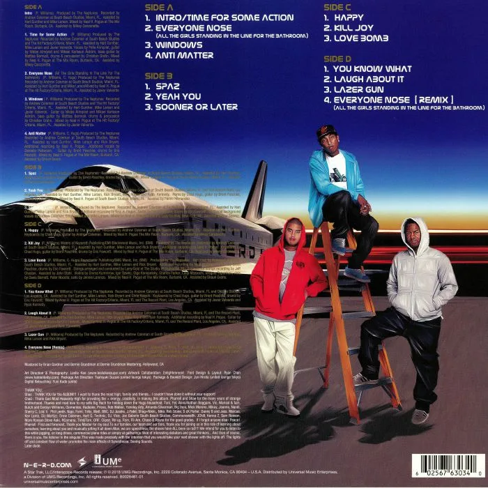 Обратная сторона обложки — NERD — Seeing Sounds (reissue)