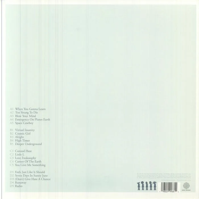 Back cover — JAMIROQUAI — High Times: Singles 1992-2006 (2025 Tour Edition)