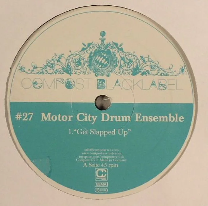 Front cover — MOTOR CITY DRUM ENSEMBLE — Compost Black Label #27