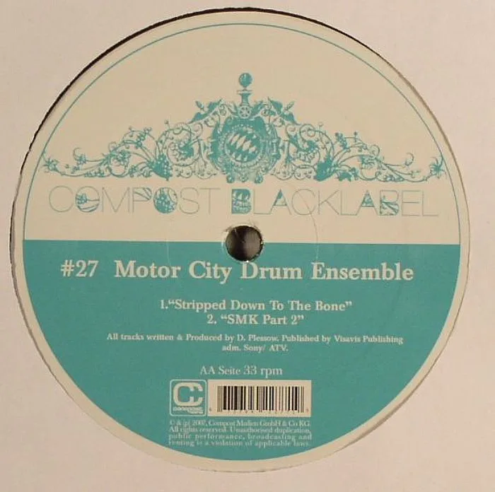 Back cover — MOTOR CITY DRUM ENSEMBLE — Compost Black Label #27