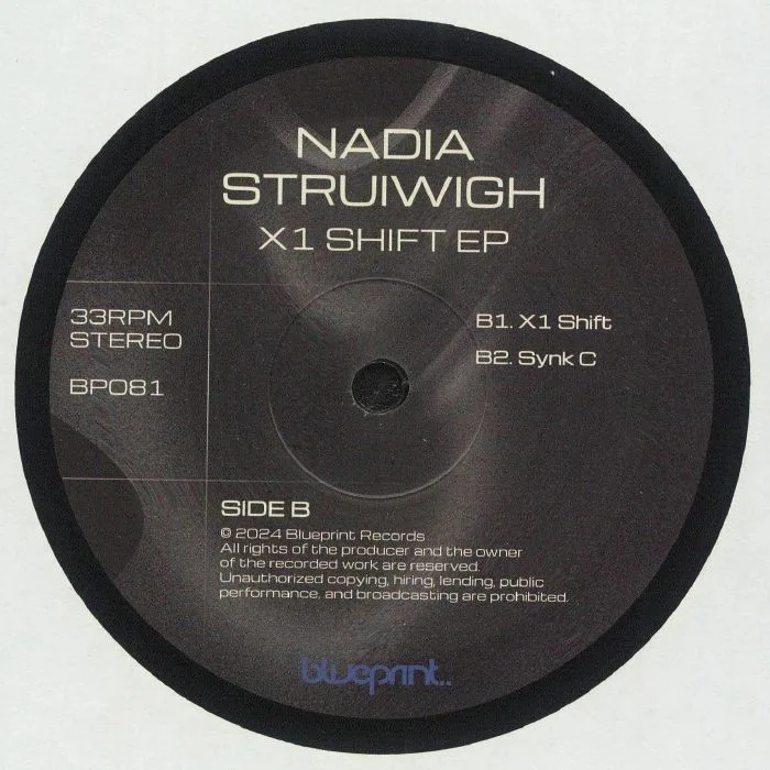 Back cover — Nadia STRUIWIGH — X1 Shift