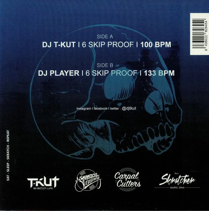 Обратная сторона обложки — DJ T KUT / DJ PLAYER — Wax Cutters