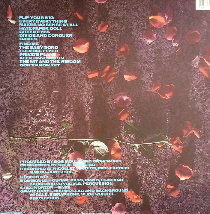 Back cover — HUSKER DU — Flip Your Wig