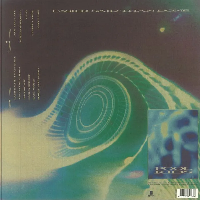Back cover — POOL KIDS — Easier Said Than Done