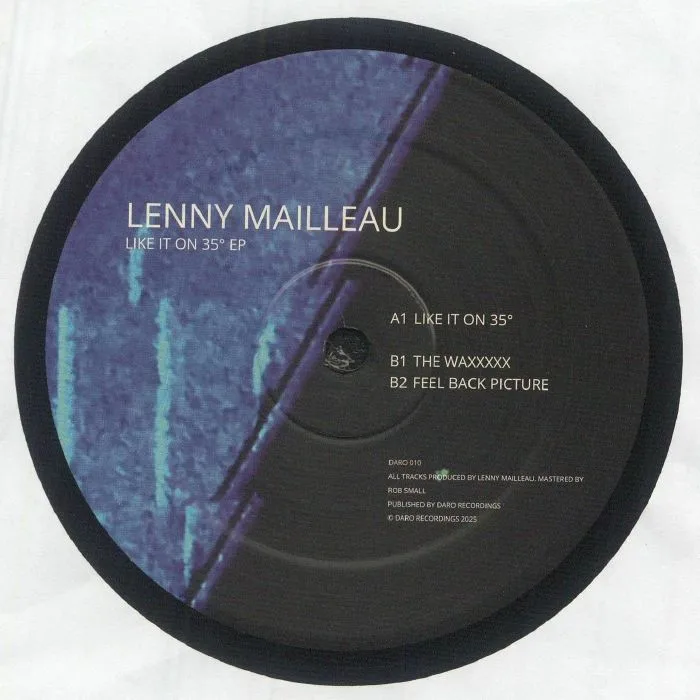 Back cover — Lenny MAILLEAU — Like It On 35 EP