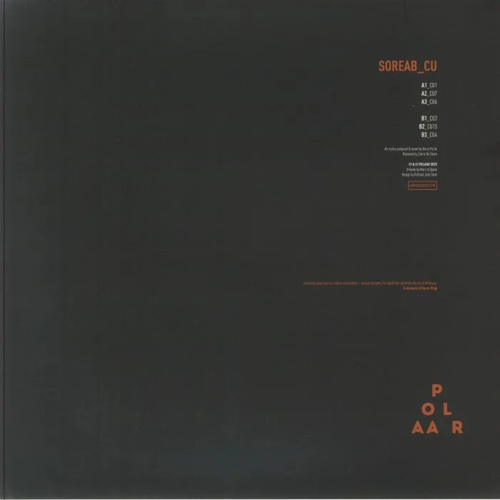 Back cover — SOREAB — Cu