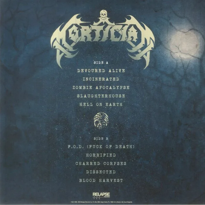 Back cover — MORTICIAN — Zombie Apocalypse