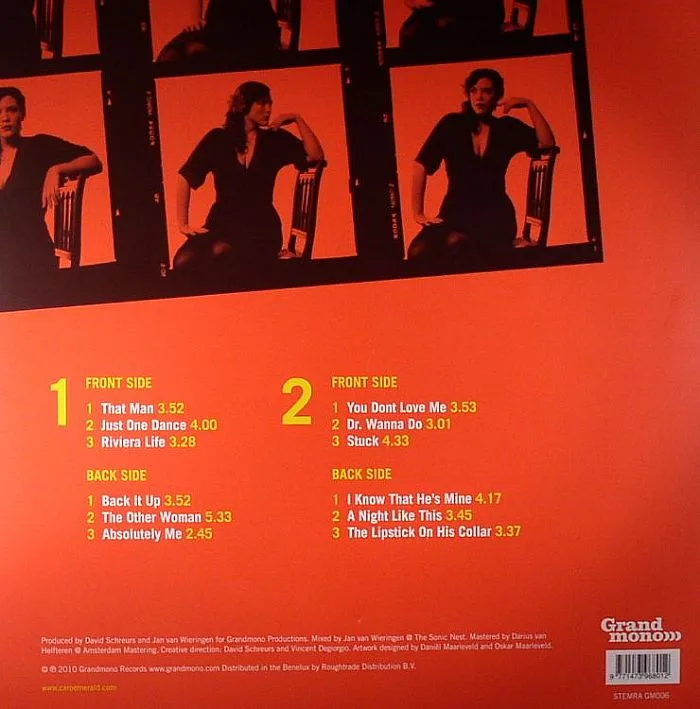 Back cover — Caro EMERALD — Deleted Scenes From The Cutting Room Floor