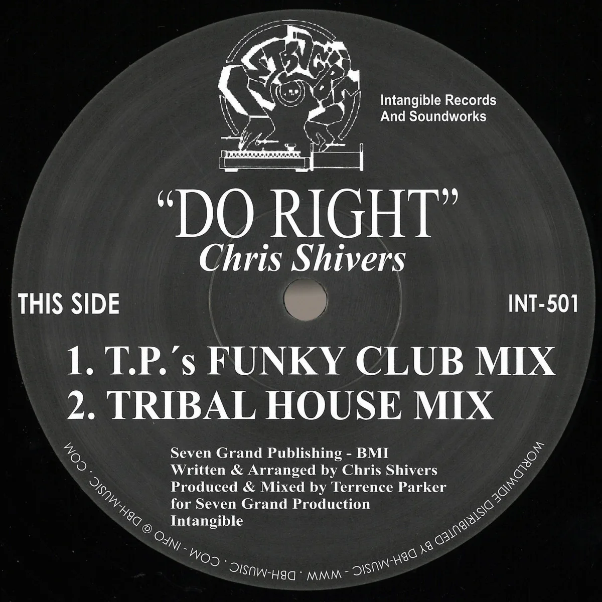 Лицевая сторона обложки — Chris Shivers — Do Right