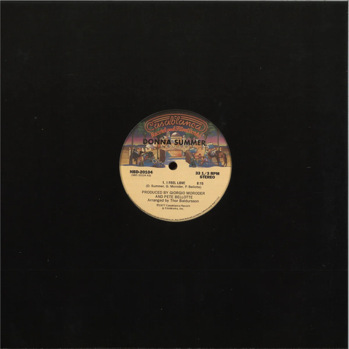 Back cover — DONNA SUMMER — I FEEL LOVE / LOVE TO LOVE YOU, BABY