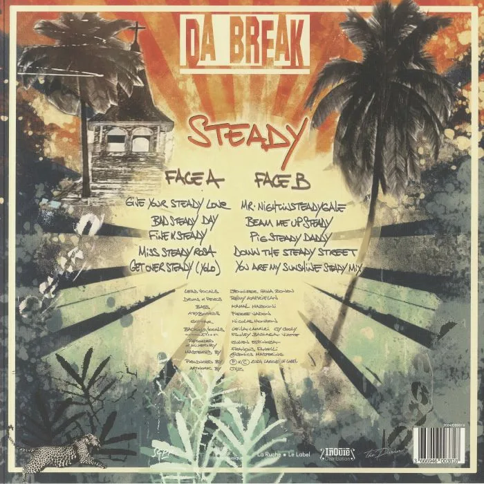 Обратная сторона обложки — DA BREAK — Steady