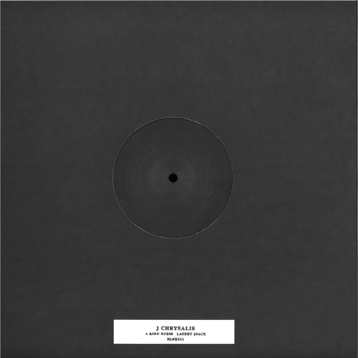 Обратная сторона обложки — J Chrysalis — A Kind Robin / Latent Space
