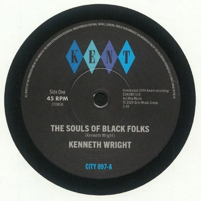 Front cover — Kenneth WRIGHT / MISS LOUISTINE — The Souls Of Black Folks