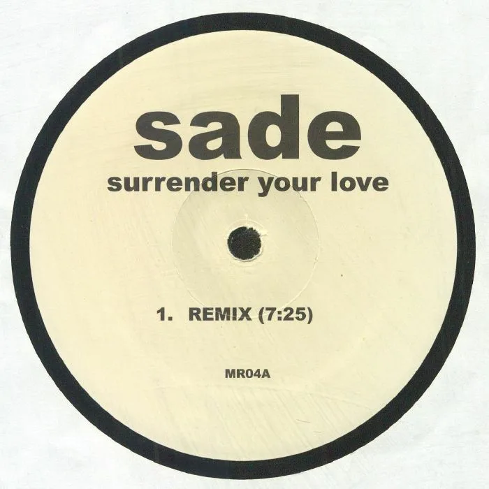 Лицевая сторона обложки — SADE — Remixes