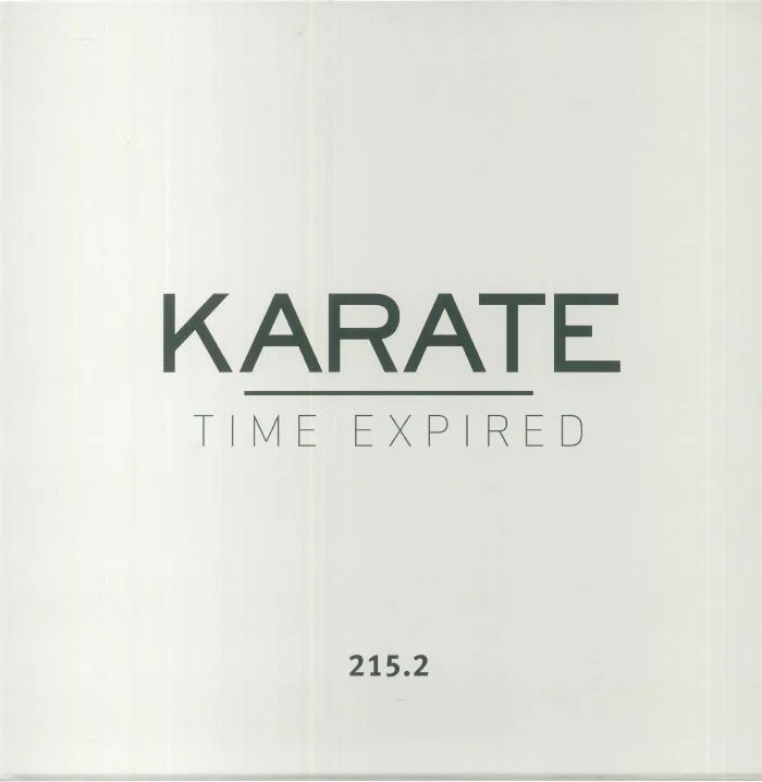 Обратная сторона обложки — KARATE — Time Expired