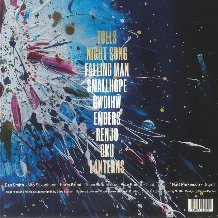 Back cover — HOWL QUARTET — Night Song