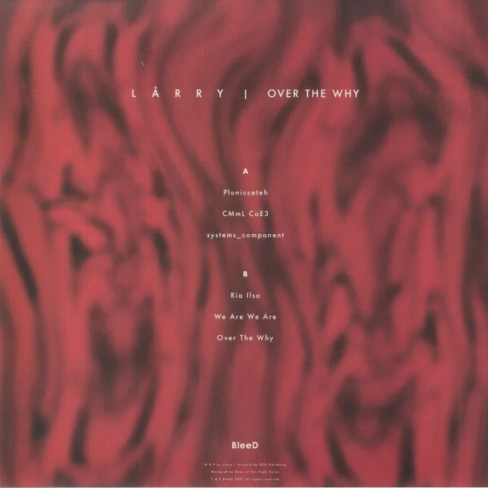 Back cover — LARRY — Over The Why
