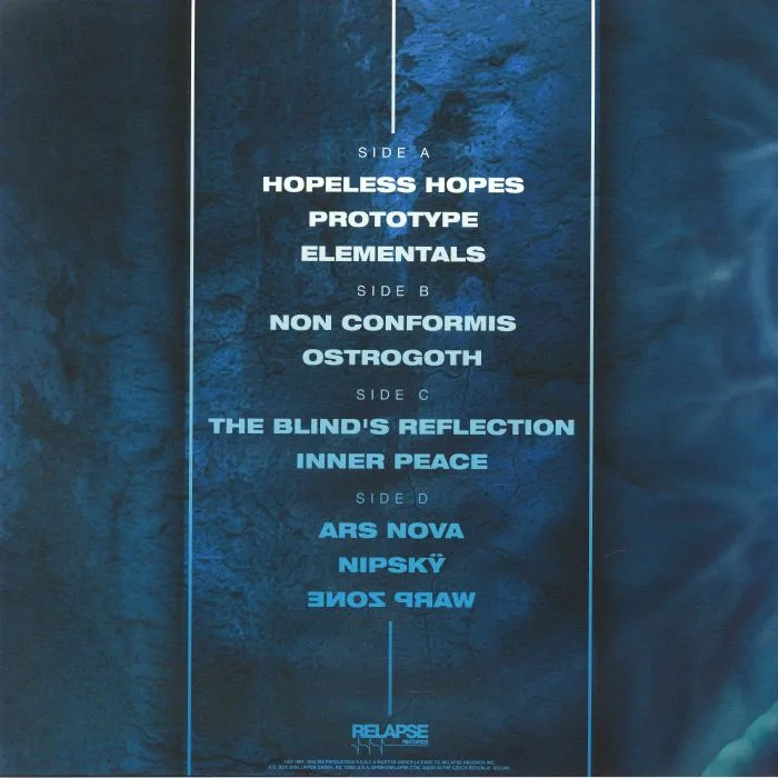 Обратная сторона обложки — MARTYR — Hopeless Hopes (remastered)