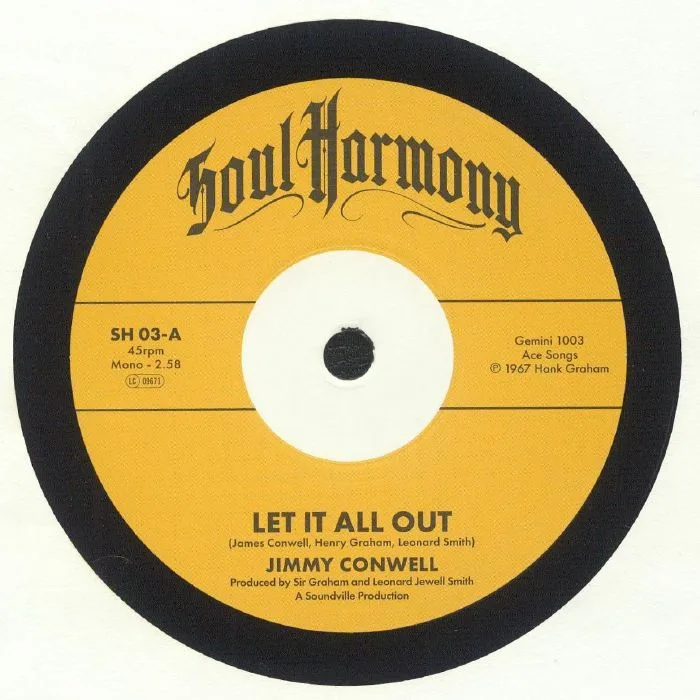 Jimmy CONWELL / THE EXITS — Let It All Out