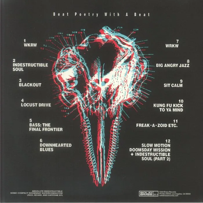 Обратная сторона обложки — KING G / THE J KREW — Indestructible Songs Of The Humpback Whale (Deluxe Edition)