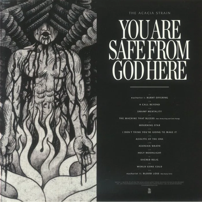 Обратная сторона обложки — The ACACIA STRAIN — You Are Safe From God Here