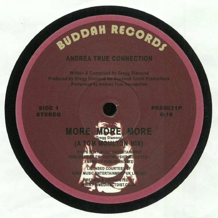 Front cover — ANDREA TRUE CONNECTION — More More More (Record Store Day 2019)