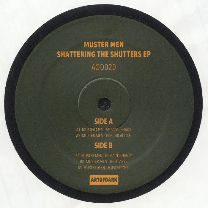 Обратная сторона обложки — MUSTER MEN — Shattering The Shutters EP