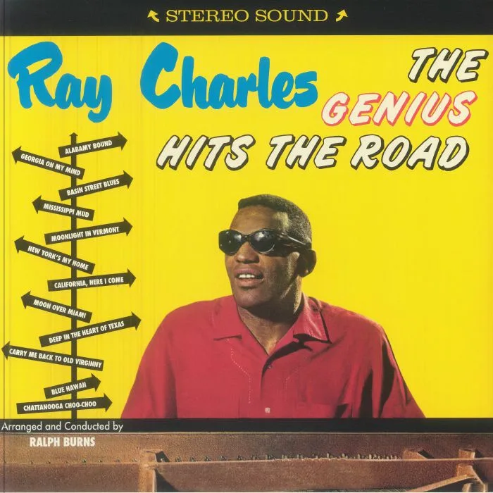 Front cover — Ray CHARLES — The Genius Hits The Road