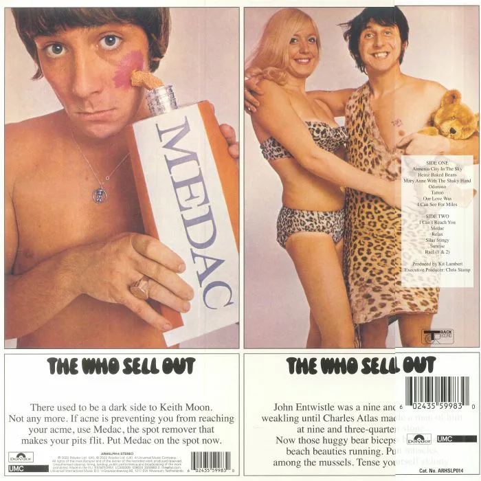 Обратная сторона обложки — The WHO — The Who Sell Out (half speed remastered)