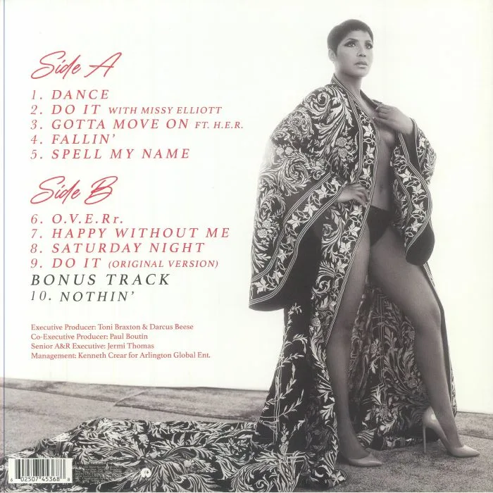 Обратная сторона обложки — Toni BRAXTON — Spell My Name