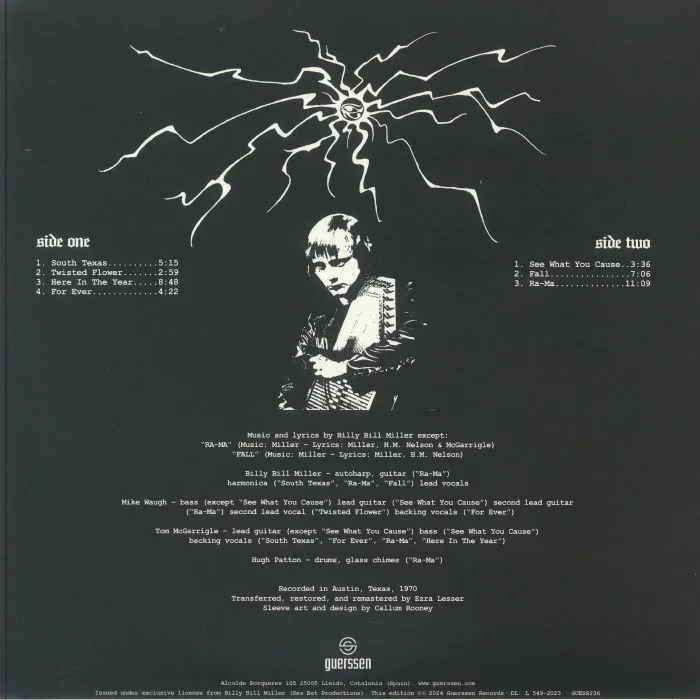 Обратная сторона обложки — COLD SUN — Dark Shadows (reissue)