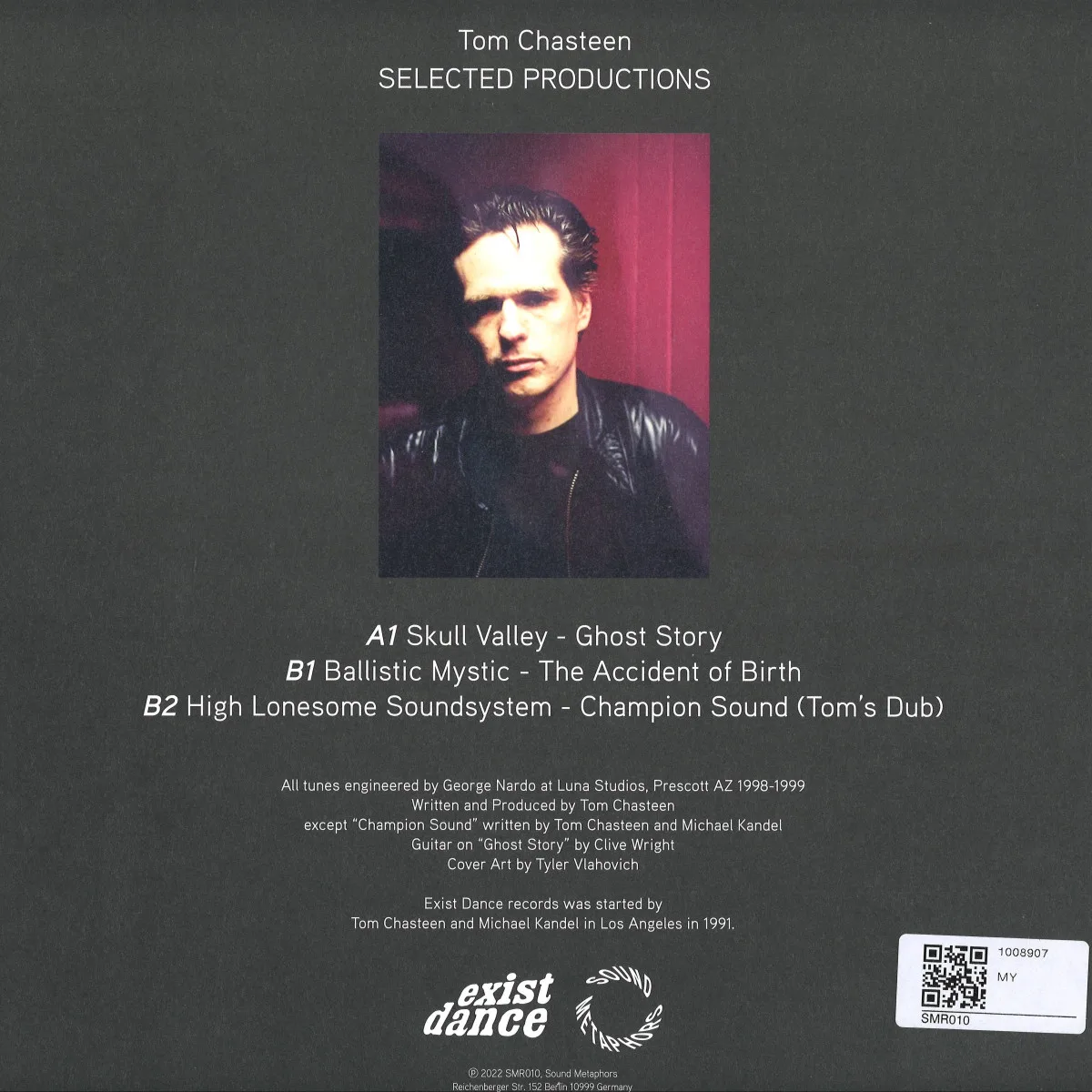 Back cover — Tom Chasteen — Selected Productions