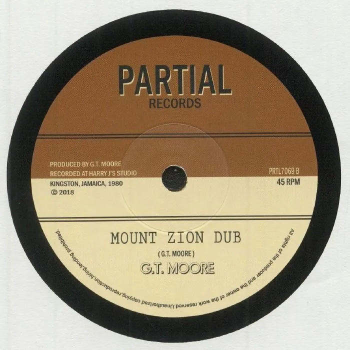 Обратная сторона обложки — GT MOORE — Jerusalem (Harry J Cut)