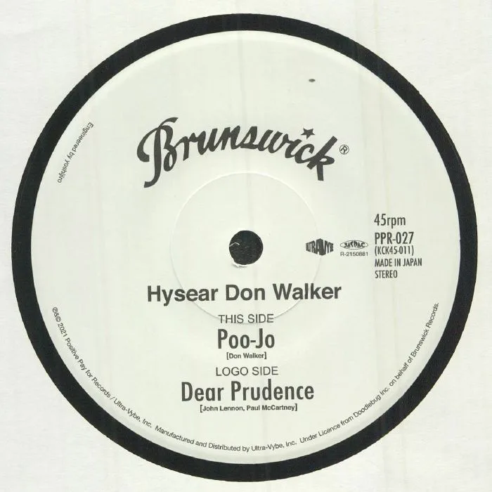 Лицевая сторона обложки — Hysear Don WALKER — Poo Jo