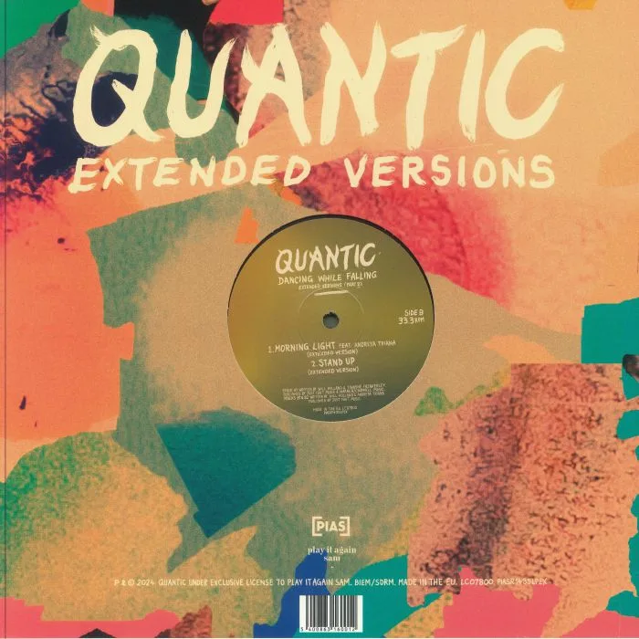 Back cover — QUANTIC — Dancing While Falling: Extended Versions