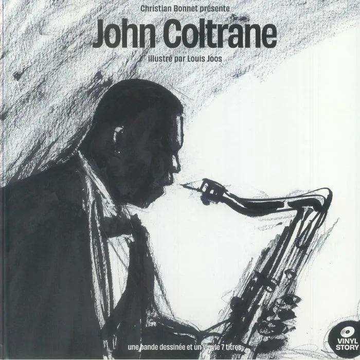 Front cover — John COLTRANE — Christian Bonnet Presente John Coltrane