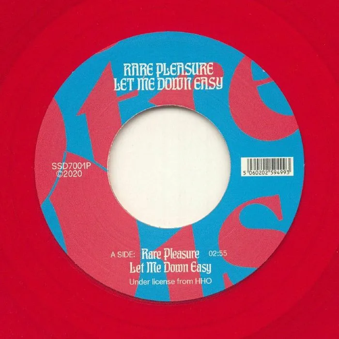 Лицевая сторона обложки — RARE PLEASURE — Let Me Down Easy