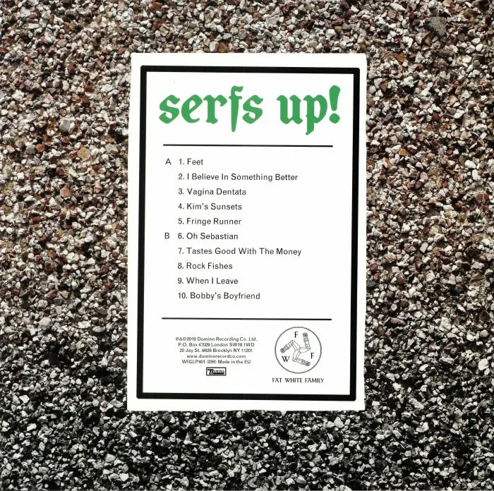 Обратная сторона обложки — FAT WHITE FAMILY — Serfs Up!