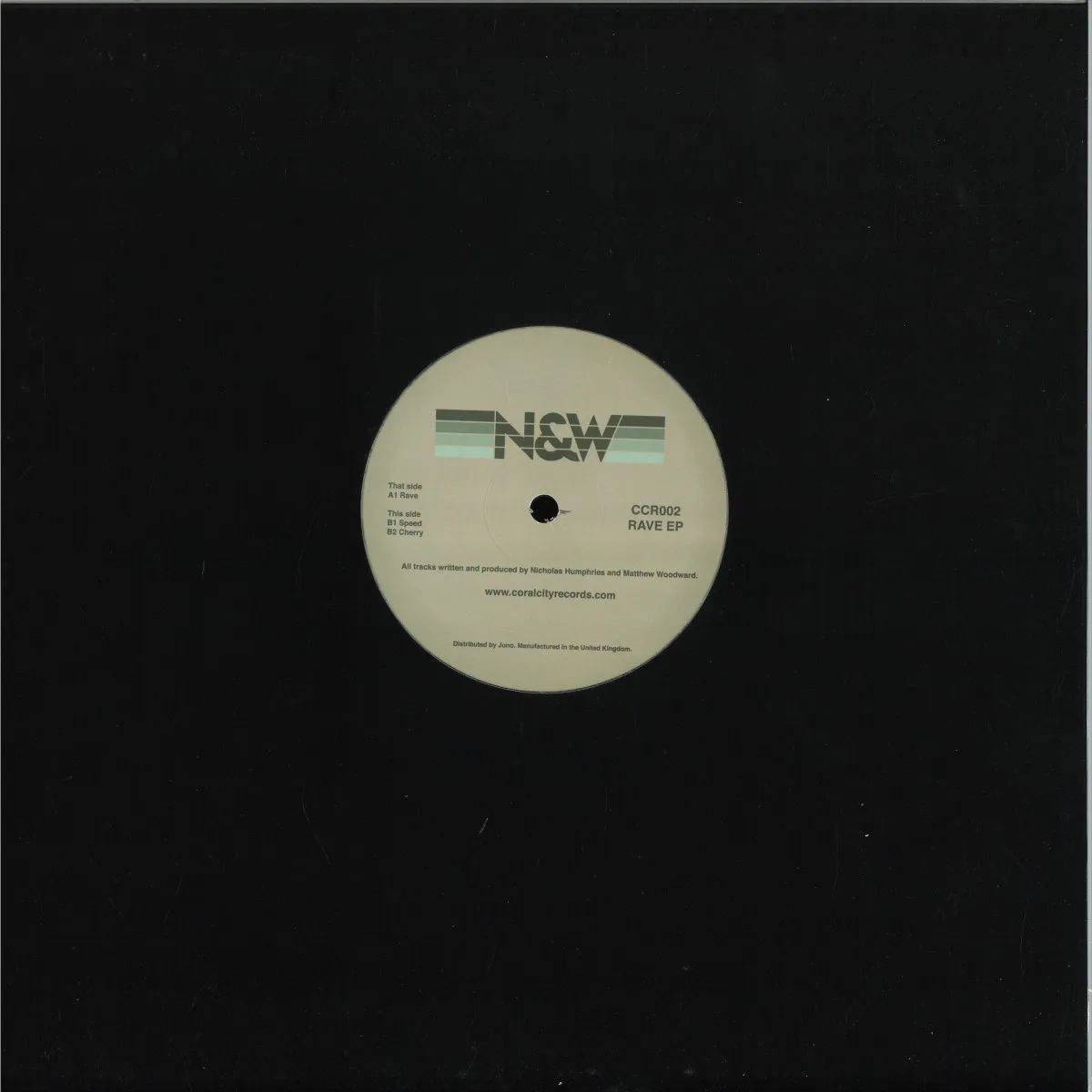 Back cover — N&W — Rave EP