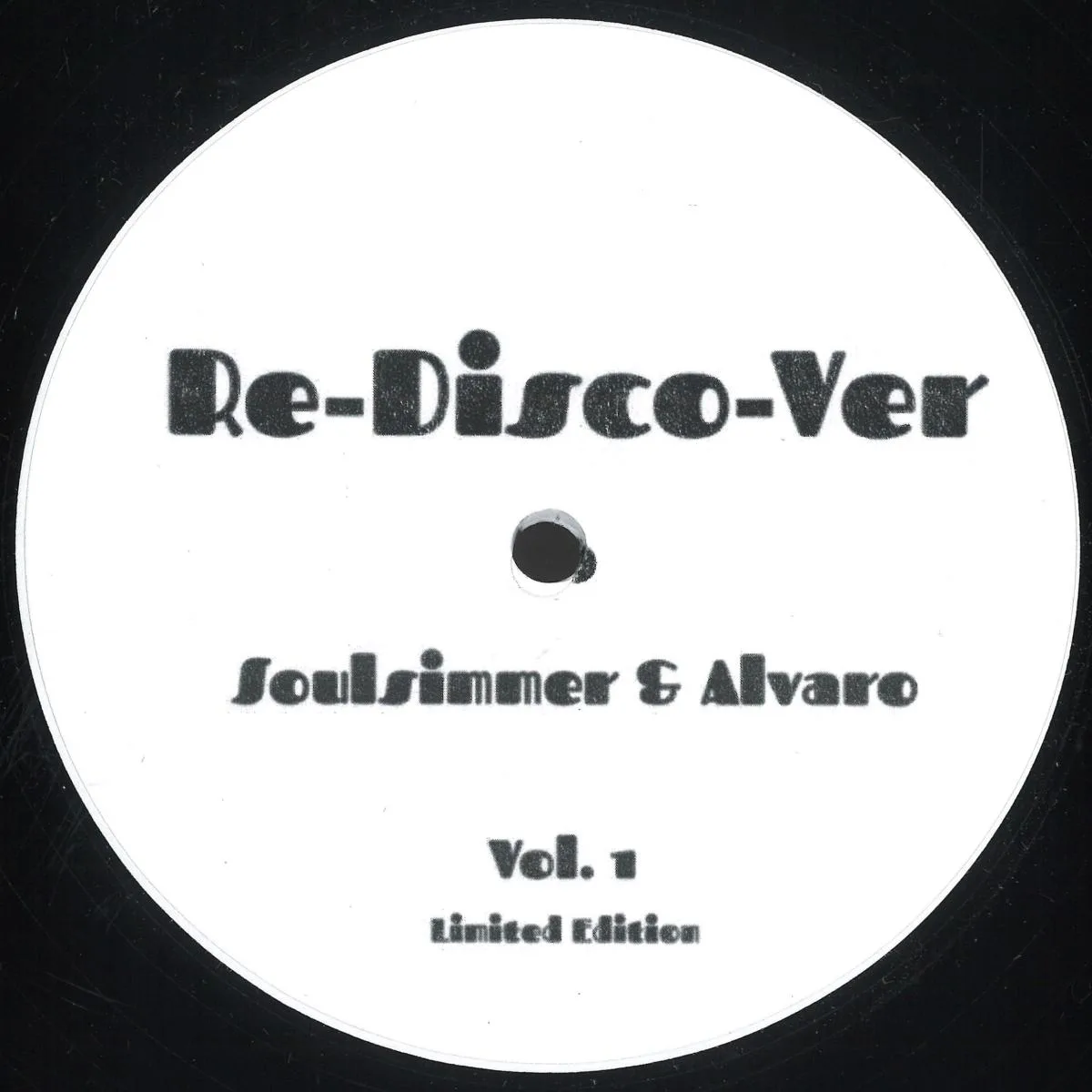 Лицевая сторона обложки — Soulsimmer & Alvaro — Re-Disco-Ver #1