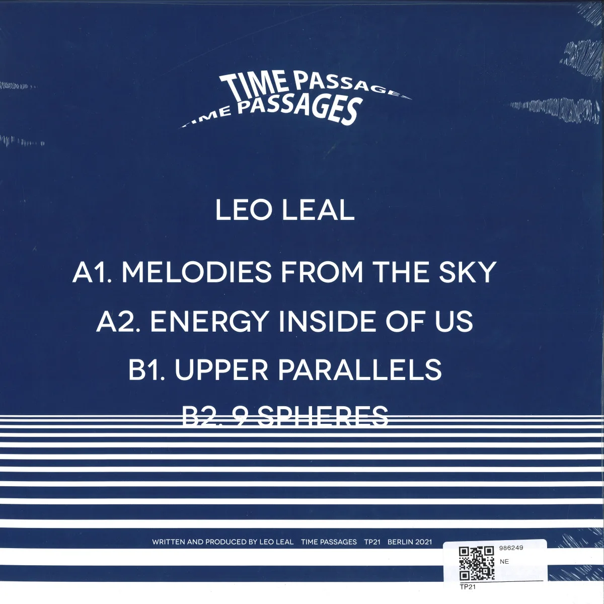 Обратная сторона обложки — Leo Leal — Melodies From The Sky EP