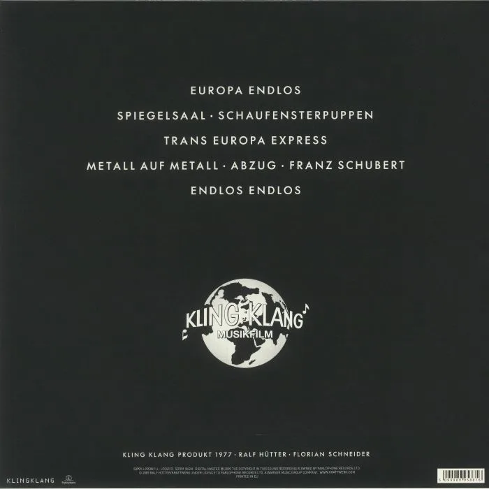 Обратная сторона обложки — KRAFTWERK — Trans Europa Express (remastered)