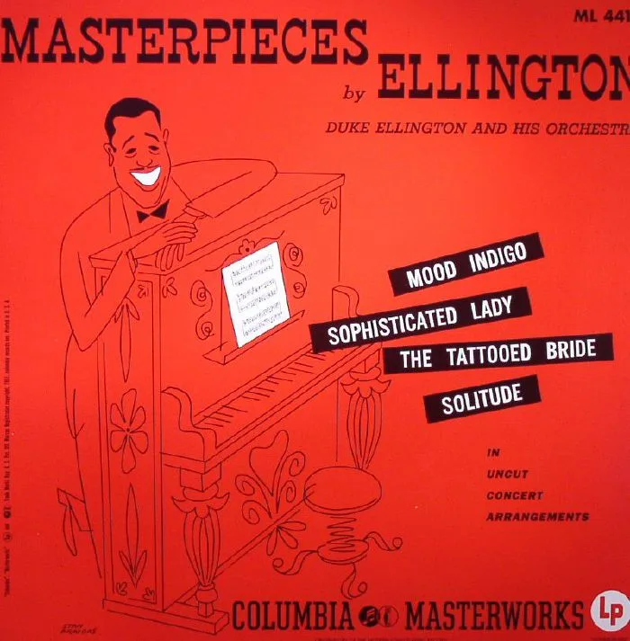 Лицевая сторона обложки — Duke ELLINGTON & HIS ORCHESTRA — Masterpieces By Ellington (remastered)