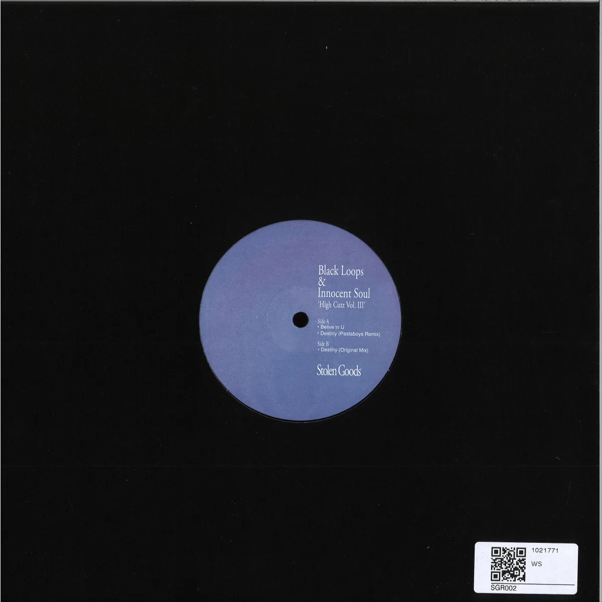 Back cover — Black Loops&Innocent Soul — High Cutz Vol. III