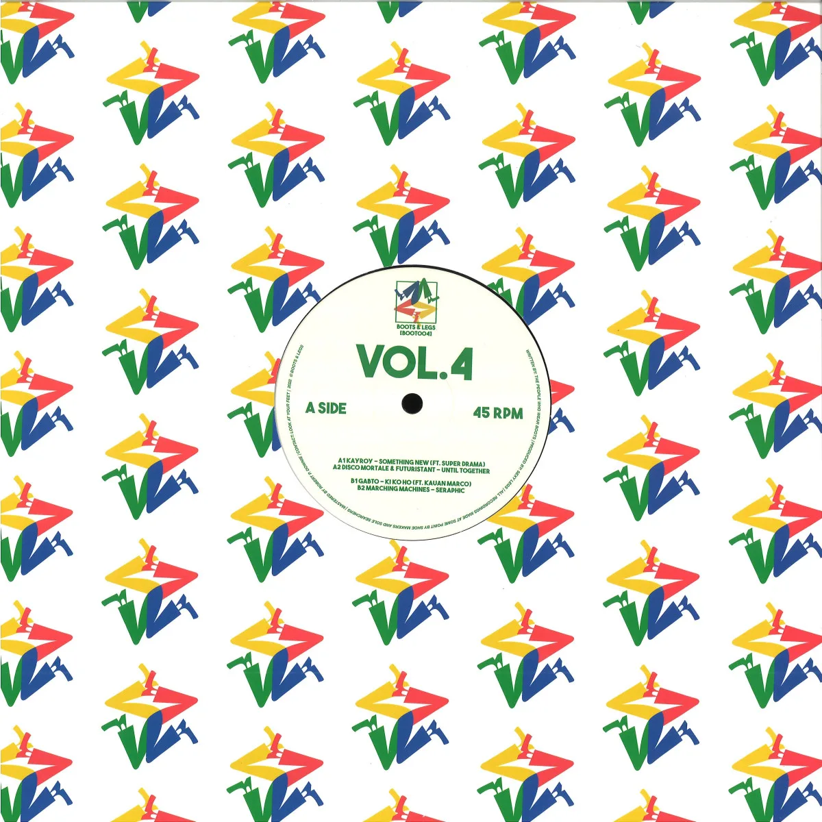 Back cover — Various — Boots & Legs Vol. 4 EP