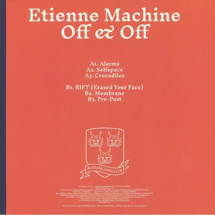 Back cover — ETIENNE MACHINE — Off & Off